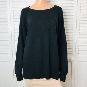 SWEET ROMEO Black Long Sleeve Knit Sweater Size 2X